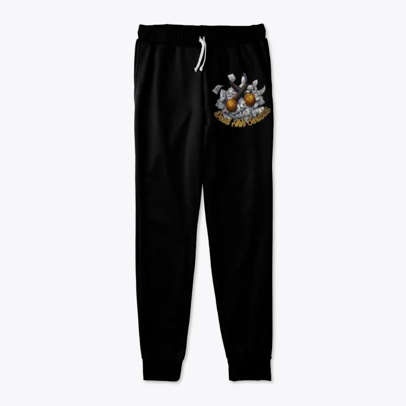 Dead Ahh Serious Podcast Joggers (Black)